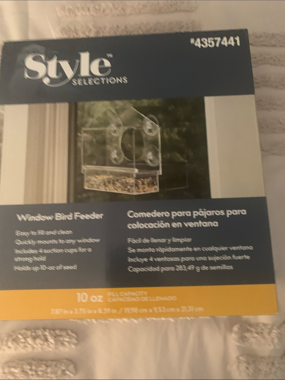 Window Bird Feeder, never used